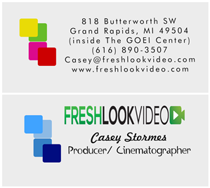 Visitenkarten-Design von  kisor für Fresh Look Video | Design #2324288