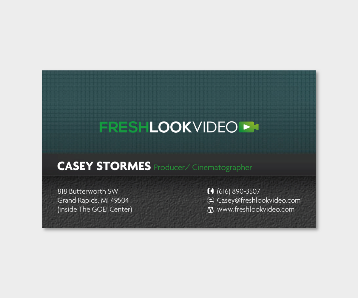 Business Card Design by dxp for Fresh Look Video | Design #2322540