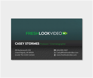 Business Card Design by dxp for Fresh Look Video | Design: #2322540