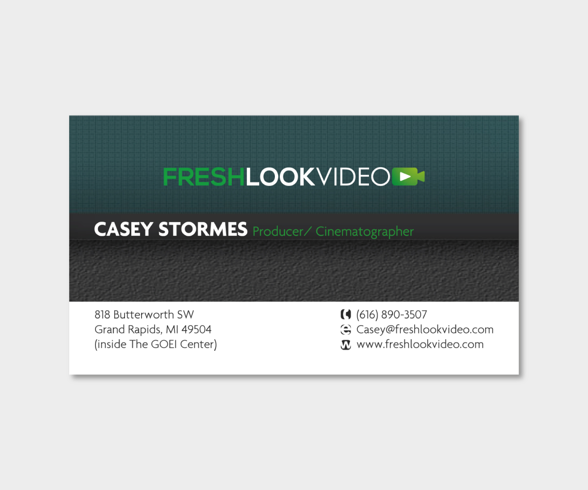 Business Card Design by dxp for Fresh Look Video | Design #2324086