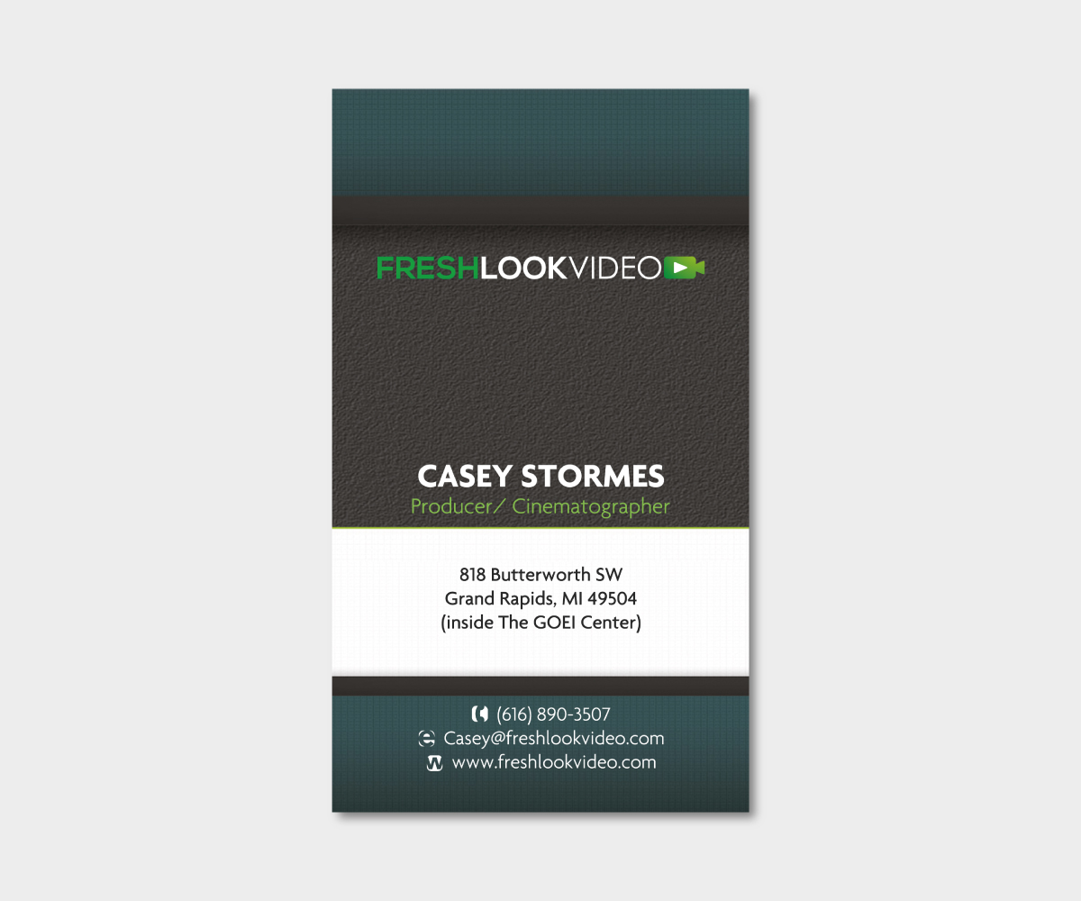 Business Card Design by dxp for Fresh Look Video | Design #2324090