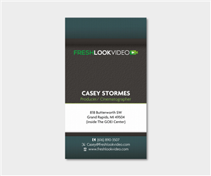 Business Card Design by dxp for Fresh Look Video | Design: #2324090