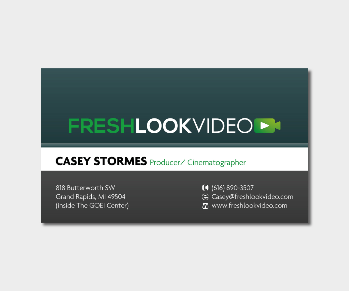 Business Card Design by dxp for Fresh Look Video | Design #2324170