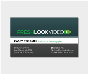 Business Card Design by dxp for Fresh Look Video | Design: #2324170
