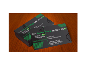 Business Card Design by Soula Vetter for Fresh Look Video | Design: #2333336