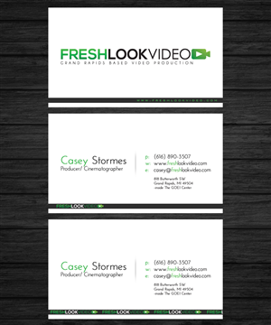 Business Card Design by FutureDesigne for Fresh Look Video | Design: #2331838