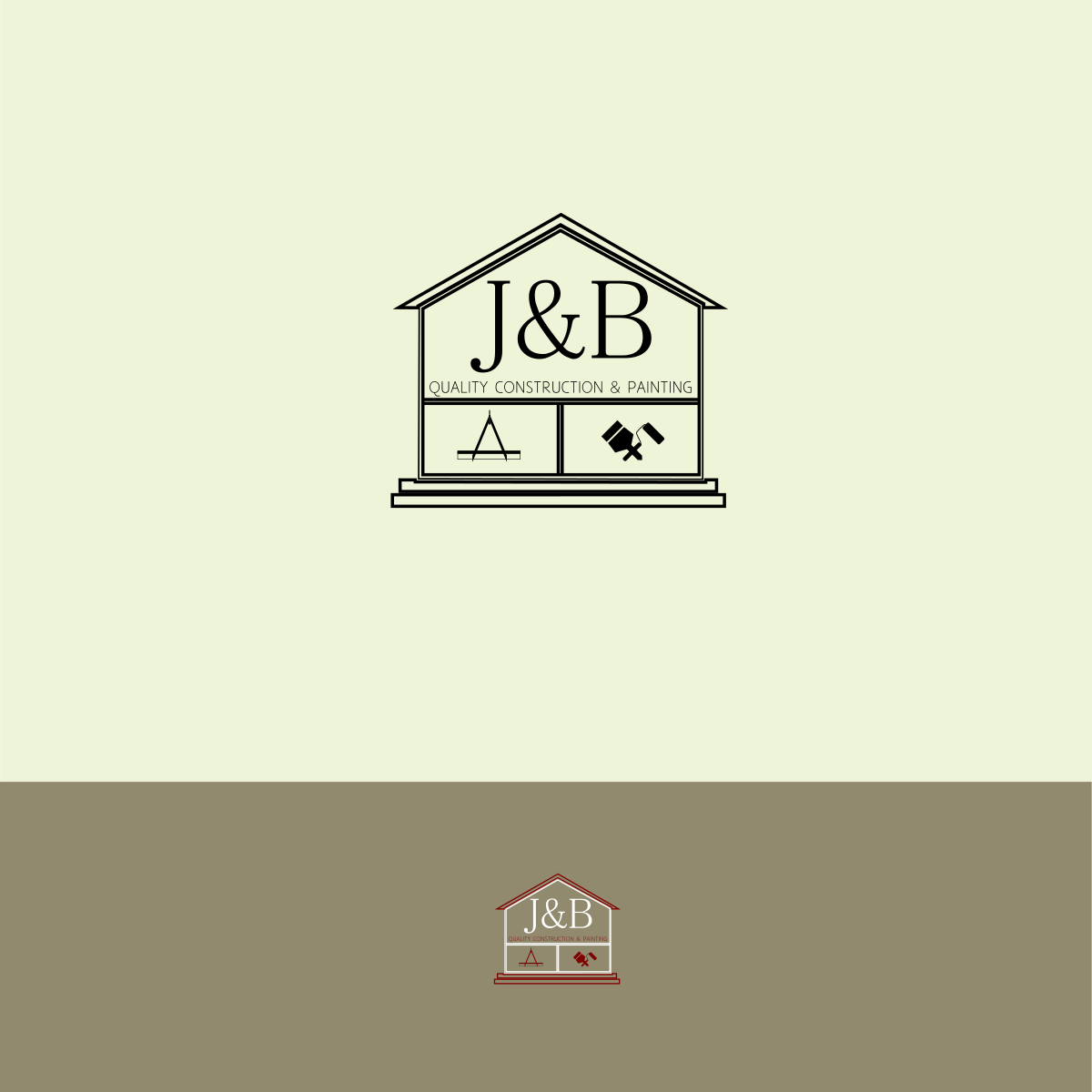 Logo Design by Arteyu for J & B Quality Construction LLC | Design #11497035
