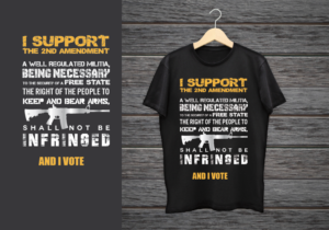2nd Amendment T-shirt / political in nature  | Design de T-shirt par wow factory
