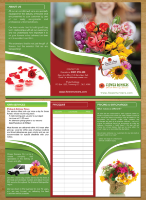 Flower delivery business needs sales brochure