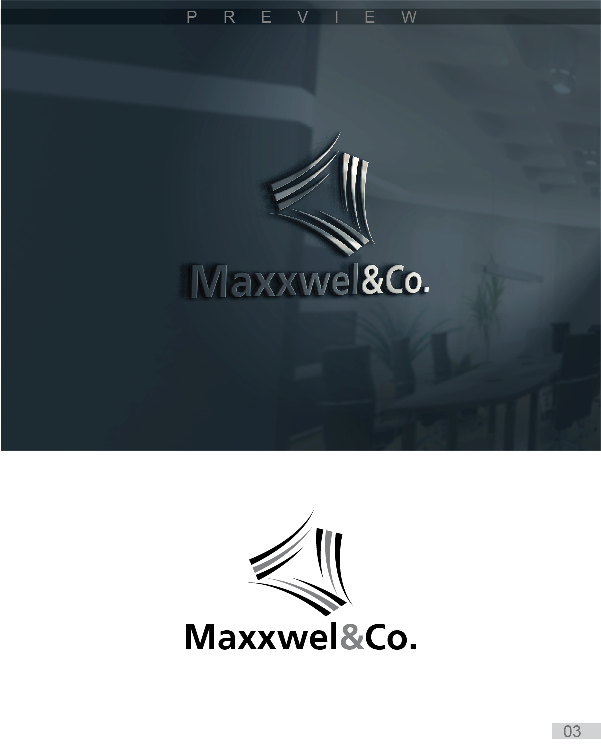 Logo Design by 3Guys for Lucas Richard Design | Design #11454490