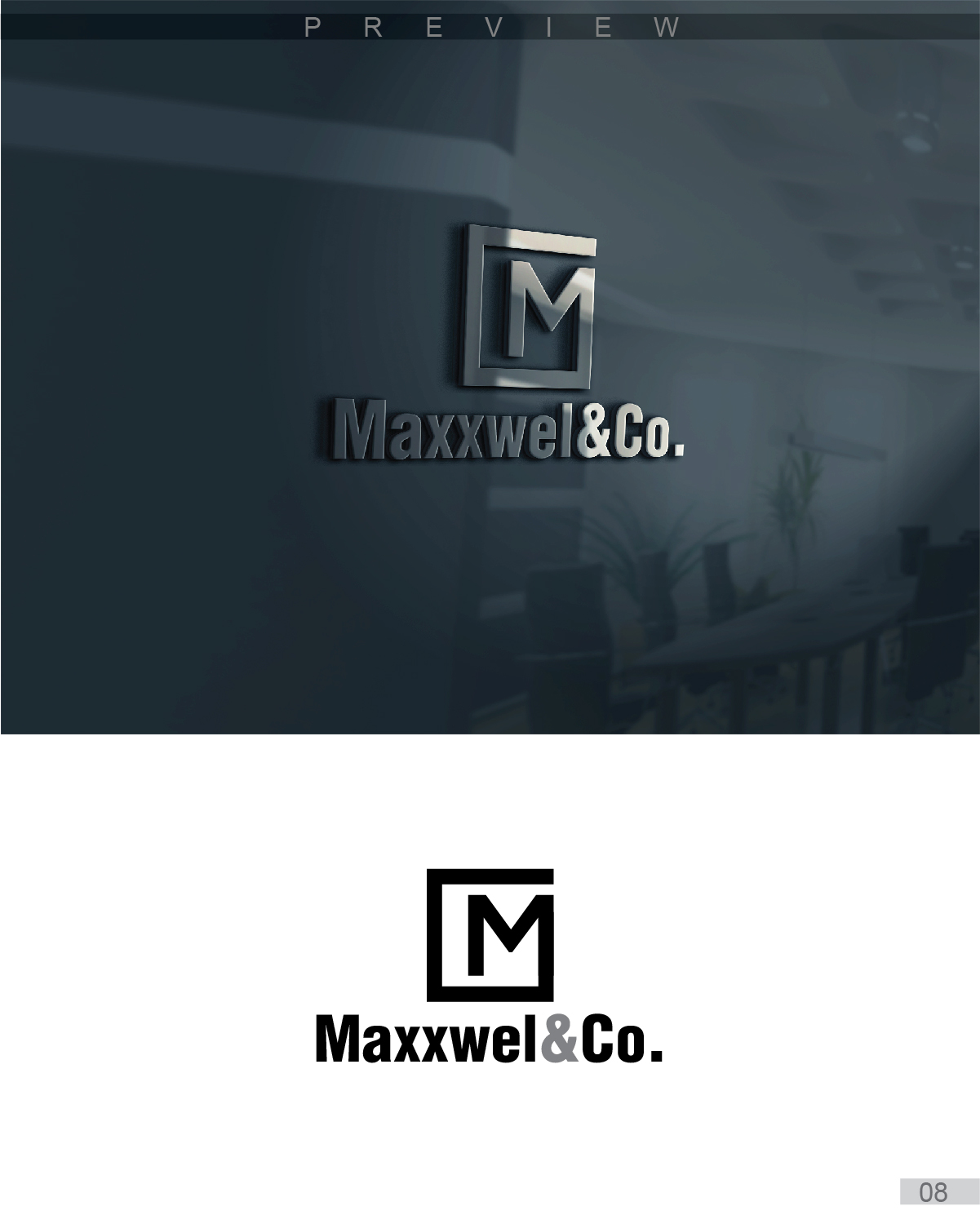 Logo Design by 3Guys for Lucas Richard Design | Design #11473912