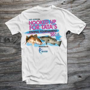 Hooked Up Fishing Tournament Shirt | Design de T-shirt par besonaeral30