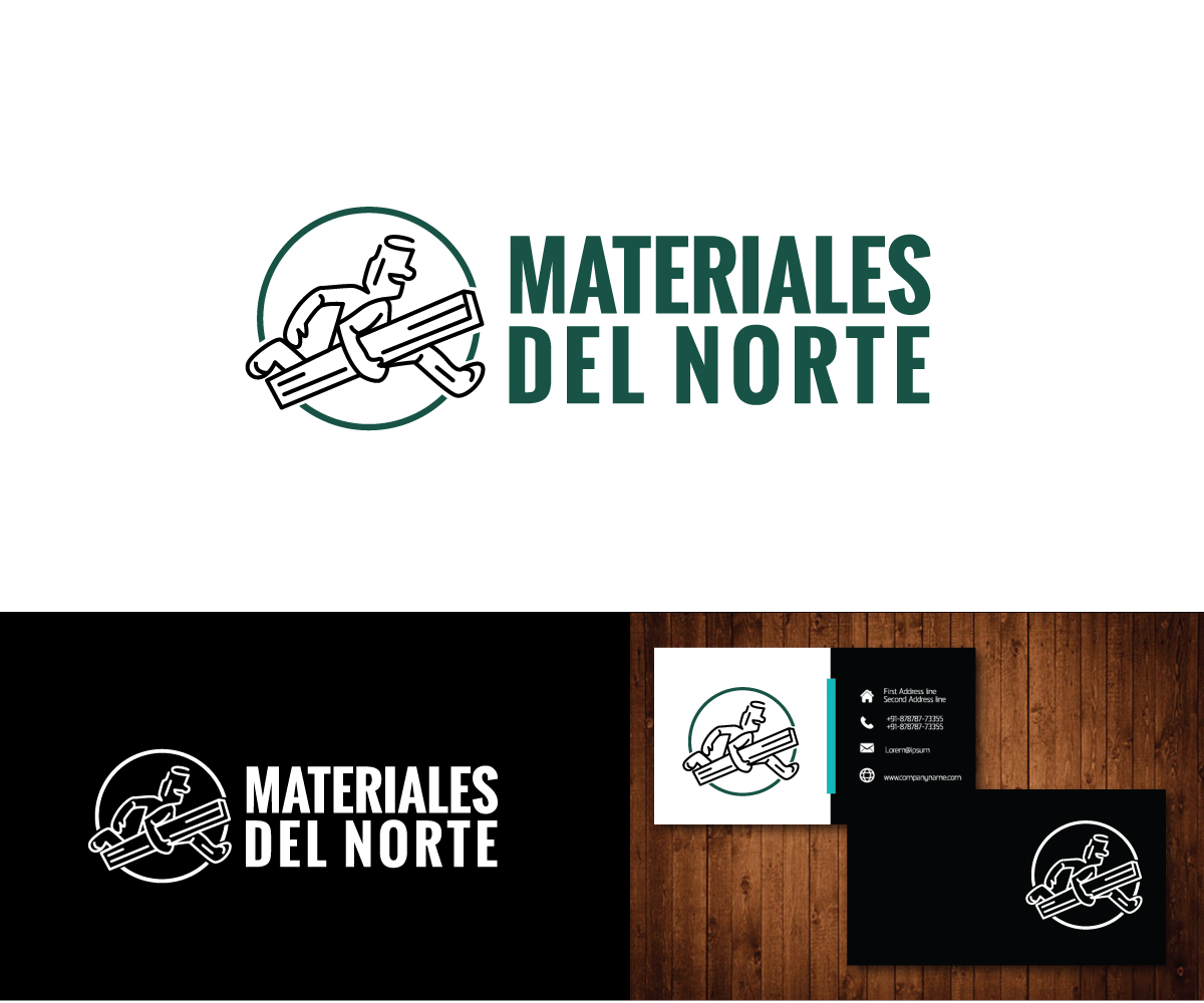 Logo Design by e-graphics for MATERIALES DEL NORTE | Design #11460012