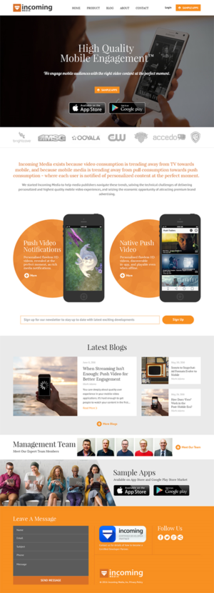 Website for enterprise software start-up | Web Design by RupalTechno