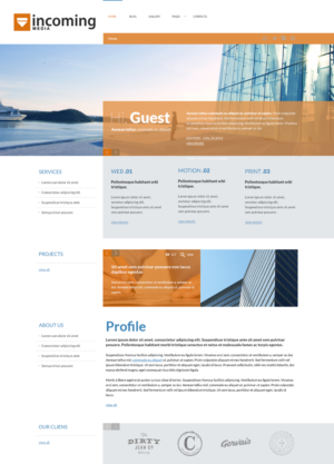 Web Design by Pixel Story for Incoming Media | Design: #11480411