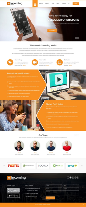 Web Design by pb for Incoming Media | Design: #11473117