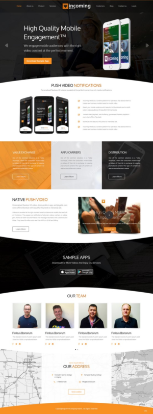 Web Design by pb for Incoming Media | Design: #11473120