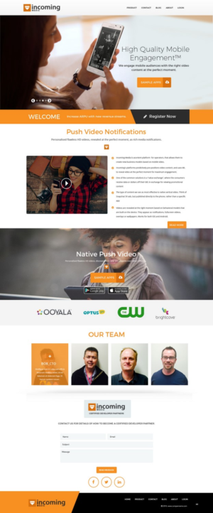 Web Design by pb for Incoming Media | Design: #11473125