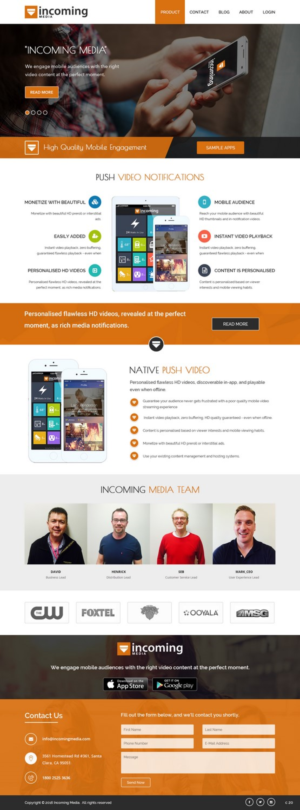 Web Design by pb for Incoming Media | Design: #11473126