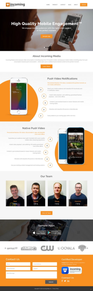 Web Design by pb for Incoming Media | Design: #11473129