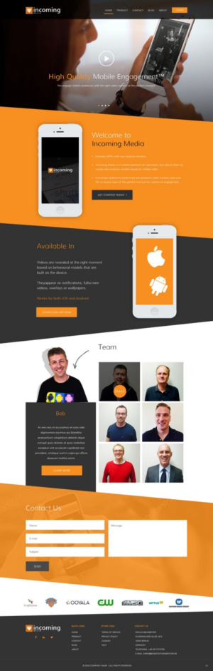Web Design by pb for Incoming Media | Design: #11473130