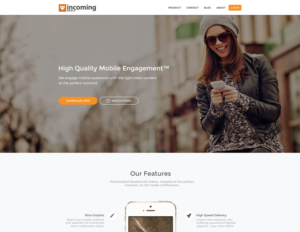 Web Design by UniqueDesignz for Incoming Media | Design: #11461104