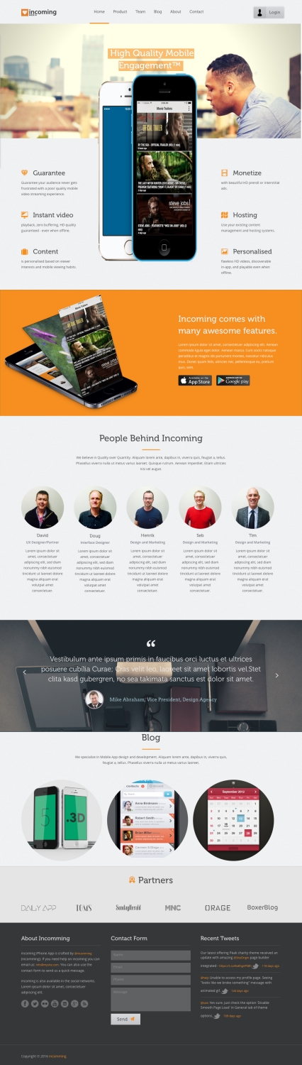 Web Design by cCopilot for Incoming Media | Design #11458808