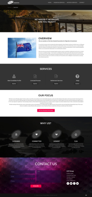 Web Design by pb for this project | Design: #11706961