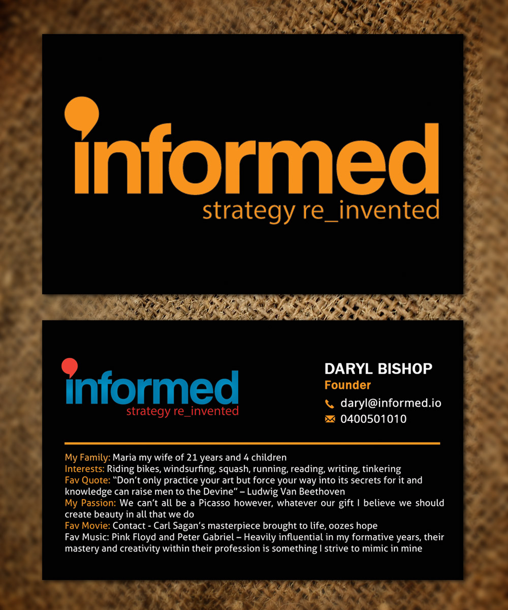 Business Card Design by Sandaruwan for this project | Design #11497617