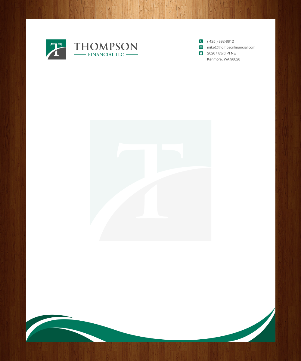 Logo Design by ayart for Thompson Financial LLC | Design #11544726
