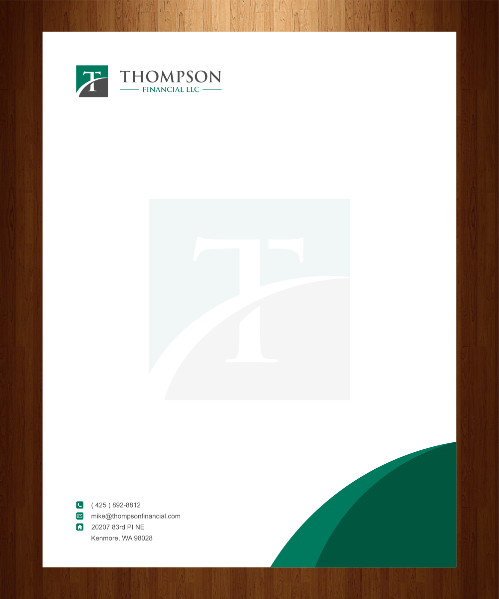 Logo Design by ayart for Thompson Financial LLC | Design #11544727