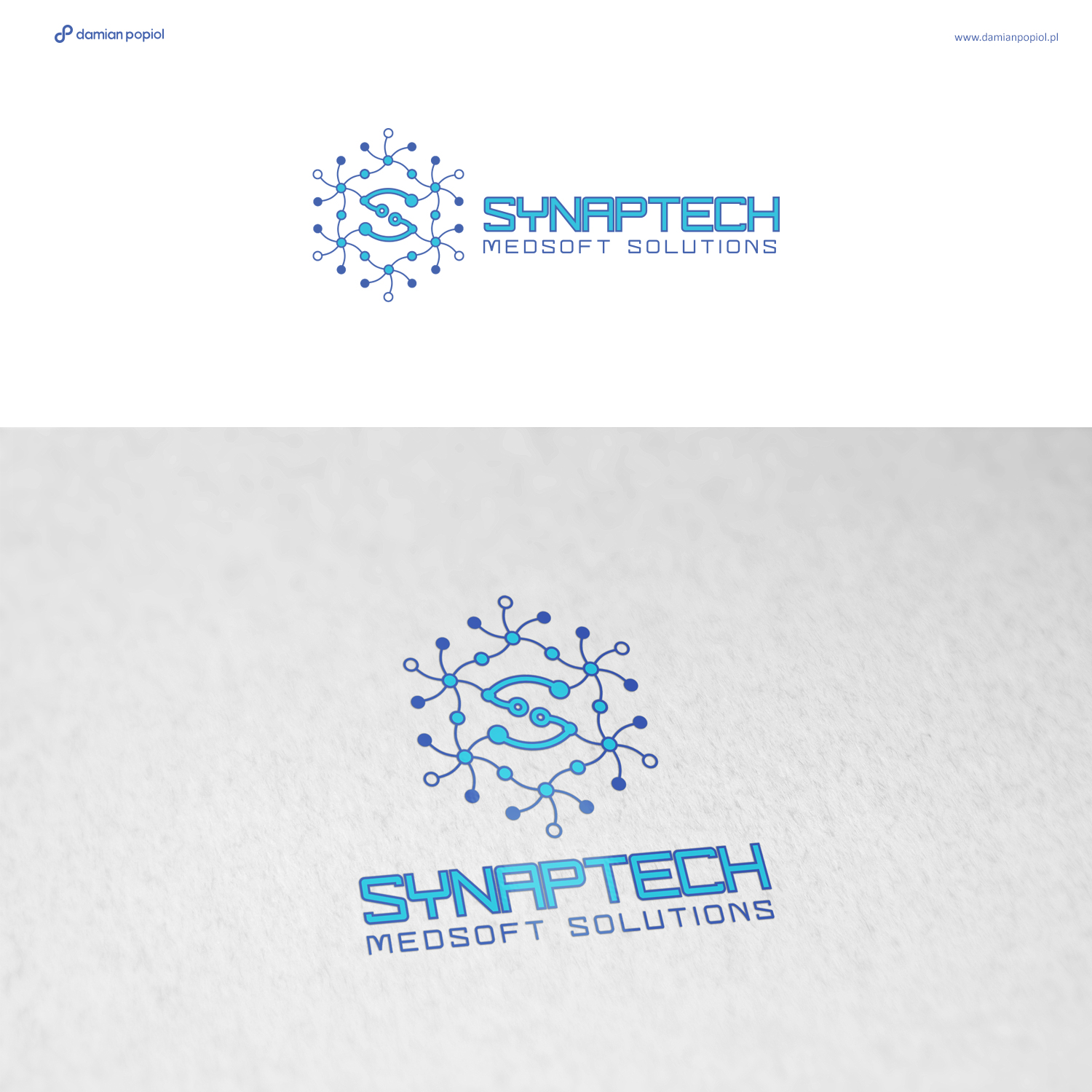 Logo Design by Damian Popiol for Synaptech Medsoft Solutions Pvt Ltd | Design #11491509