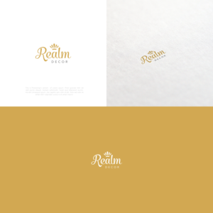 Logo Design by lorixart for Realm Decor | Design: #11462891