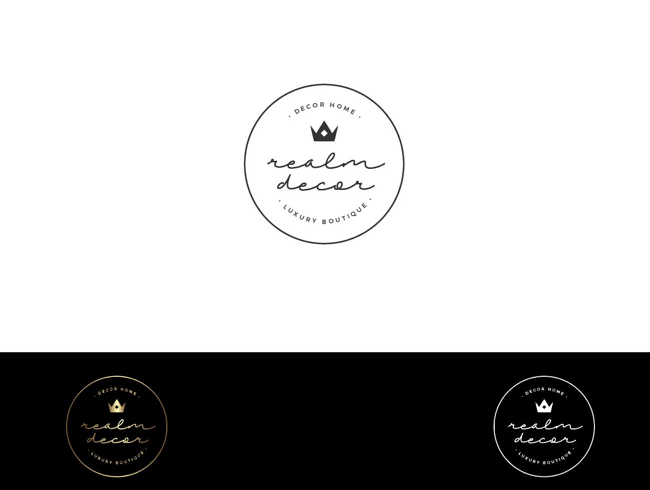 Logo Design by wonderland for Realm Decor | Design #11461358