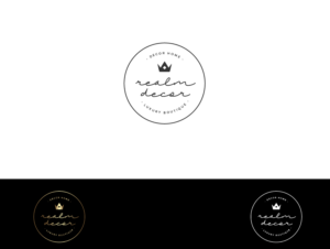 Logo Design by wonderland for Realm Decor | Design: #11461358