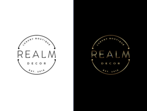 Logo Design by wonderland for Realm Decor | Design: #11461499