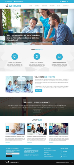 Design de Page d'Accueil par pb pour ce projet | Design : #11473022