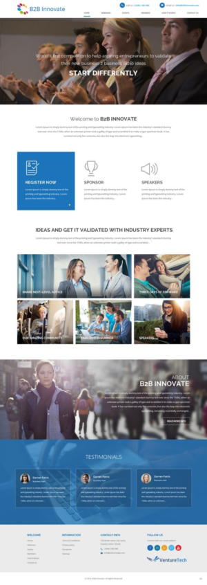 Landing Page-Design von pb für dieses Projekt | Design: #11473952