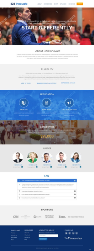 Design de Page d'Accueil par pb pour ce projet | Design : #11559596