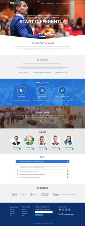 Design de Page d'Accueil par pb pour ce projet | Design : #11596252