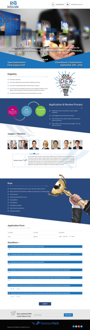 Design de Page d'Accueil par Sbss pour ce projet | Design : #11481135