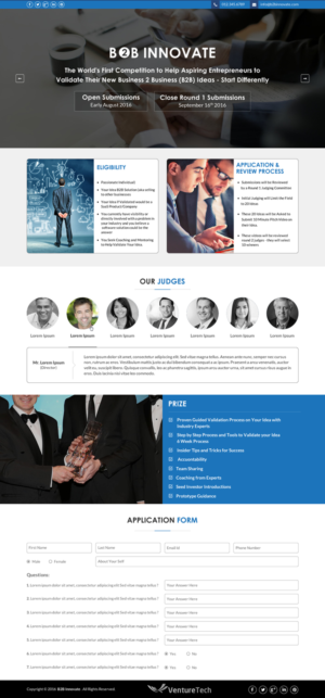 Design de Page d'Accueil par Sbss pour ce projet | Design : #11481145