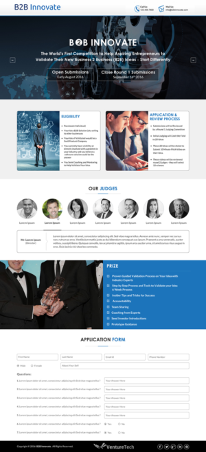 Landing Page-Design von Sbss für dieses Projekt | Design: #11488493