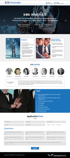Landing Page-Design von Sbss für dieses Projekt | Design: #11488494
