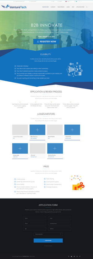 Landing Page Design by creativeweb
