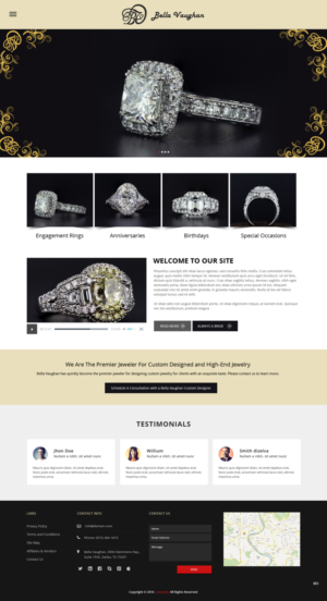 Web Design by pb for PhysVisible | Design: #12046574