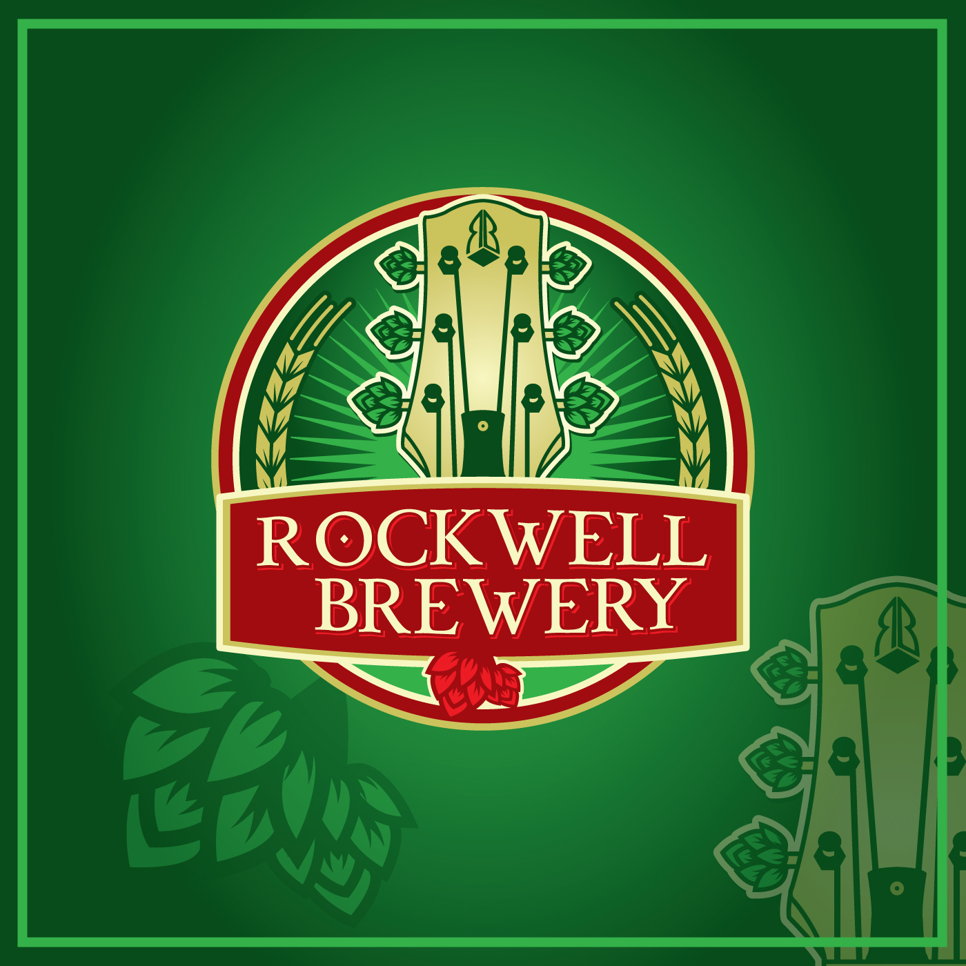 Diseño de Logo por Veronica Dan para Rockwell Brewery | Diseño #11503698