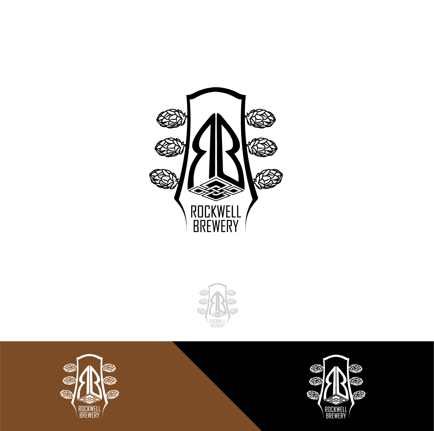 Logo Design by abc. for Rockwell Brewery | Design #11470234