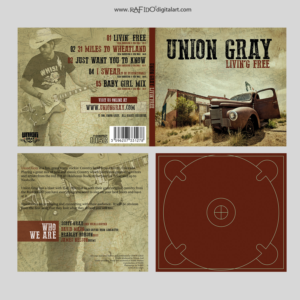 CD Cover Design by Rafido for Union Gray | Design: #11488853