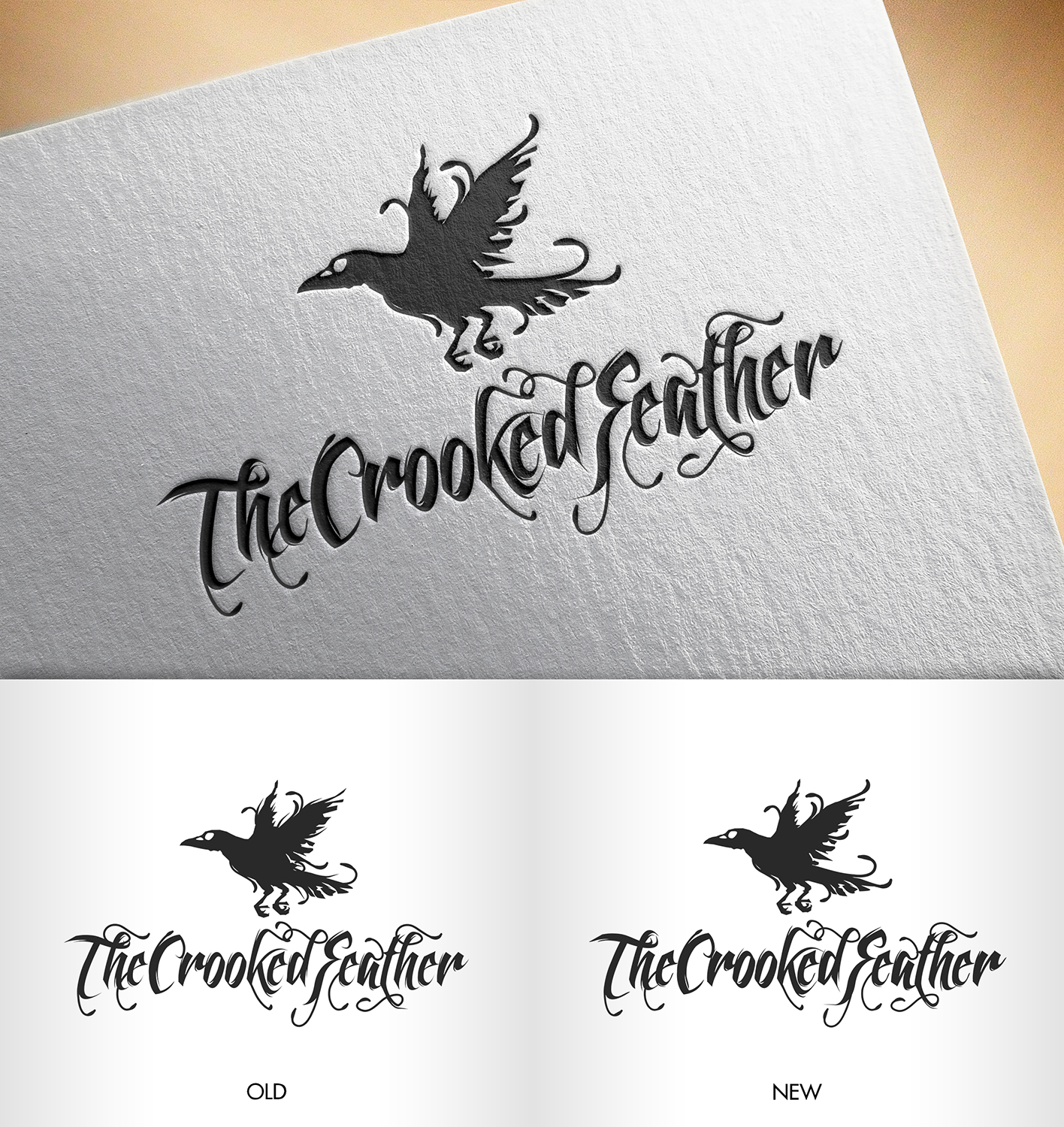 Logo Design by nivleik for The Crooked Feather | Design #11512449